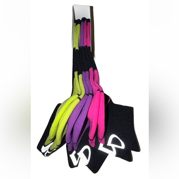 Champion Ankle Socks 3 Pair Women's 5-9 Black Multicolor w Logo Compression Arch - Picture 6 of 11